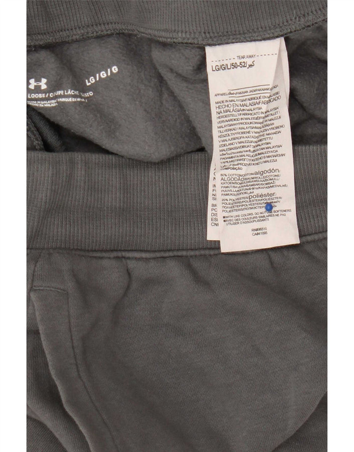 Under Armour Short de Sport Homme Grand Gris Coton