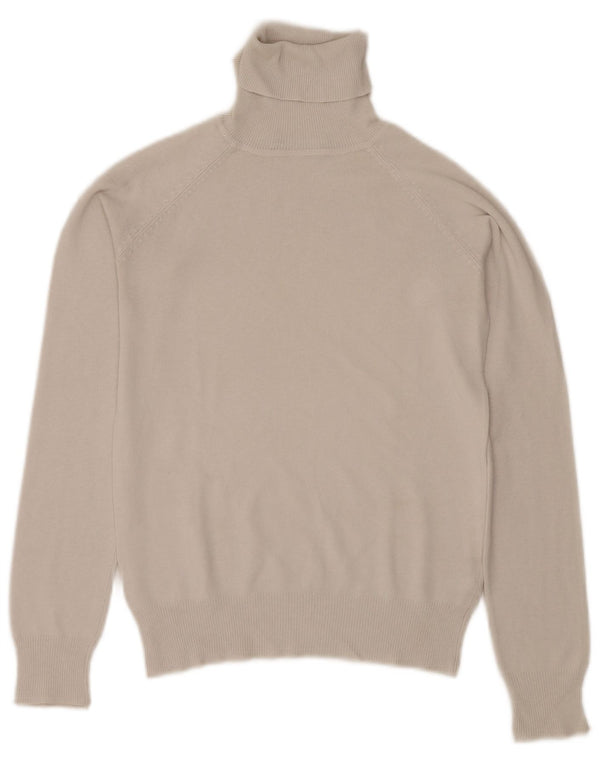 Zara Pull col roulé pour femme UK 10 Petit coton gris