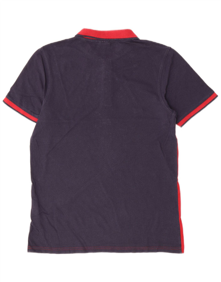 Jack & Jones Polo Homme Bleu Marine Moyen Colorblock Coton