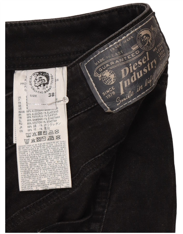 DIESEL Jean droit homme W38 L27 coton noir