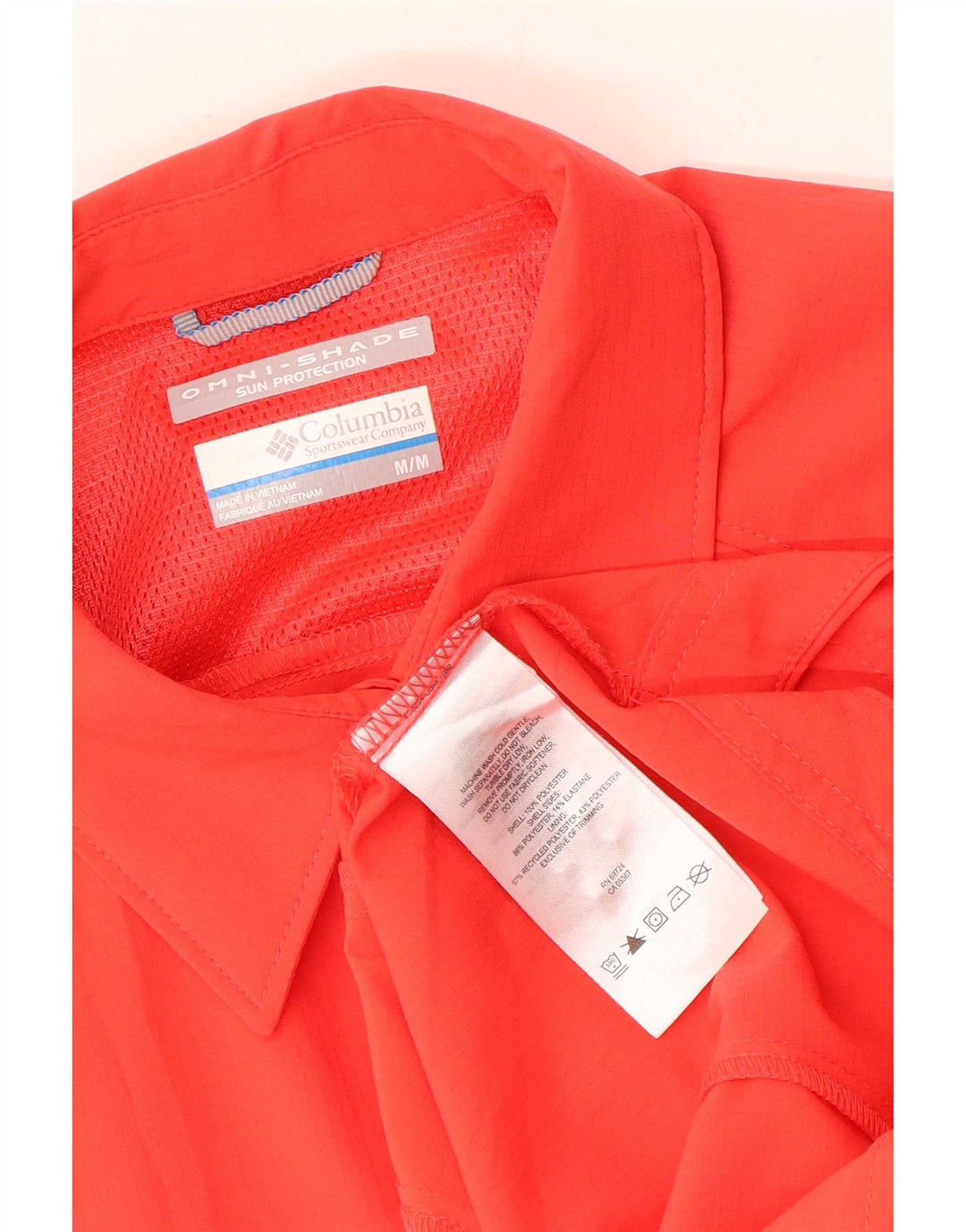 Columbia Chemise Omni-Shade Femme UK 12 Orange Moyen Polyester