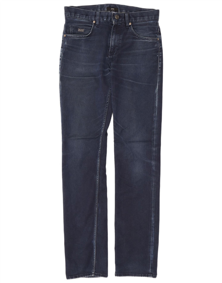 Hugo Boss Jean Slim W30 L32 Bleu Coton Homme