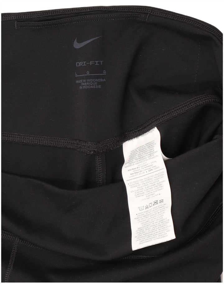 Nike Legging graphique pour femme UK 14 Large Noir Polyester