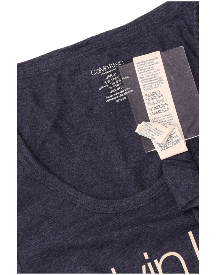 CALVIN KLEIN Débardeur Graphique Homme Petit Bleu Marine Coton