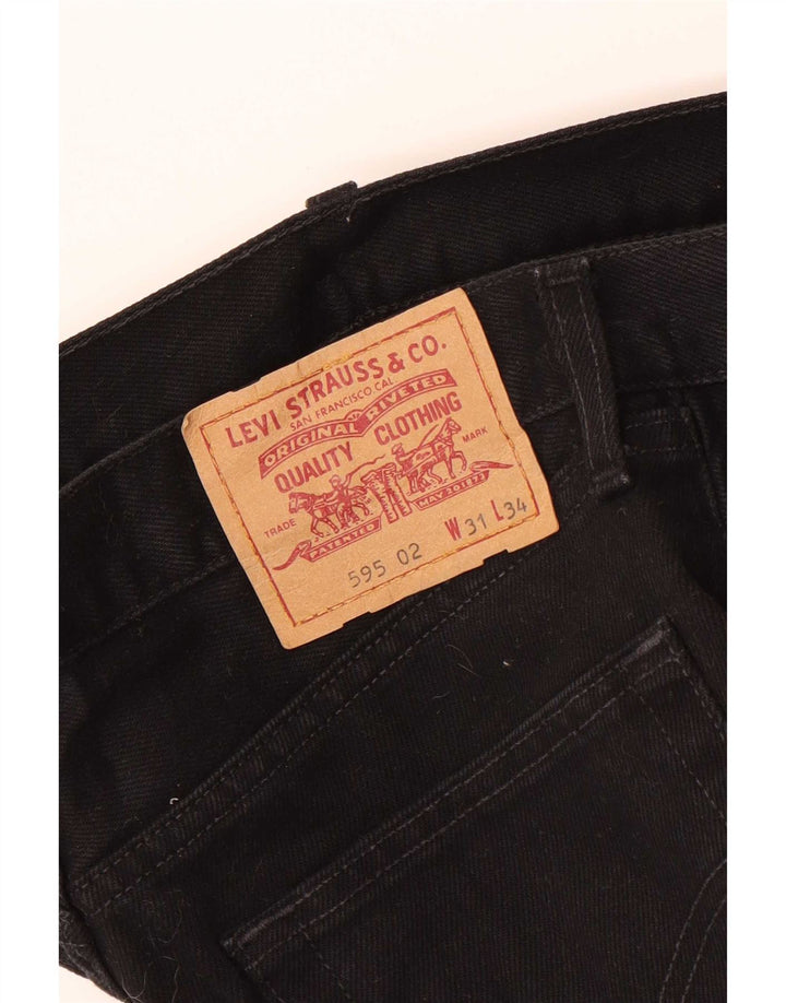 Levi's Jean Droit 595 Homme W31 L29 Noir