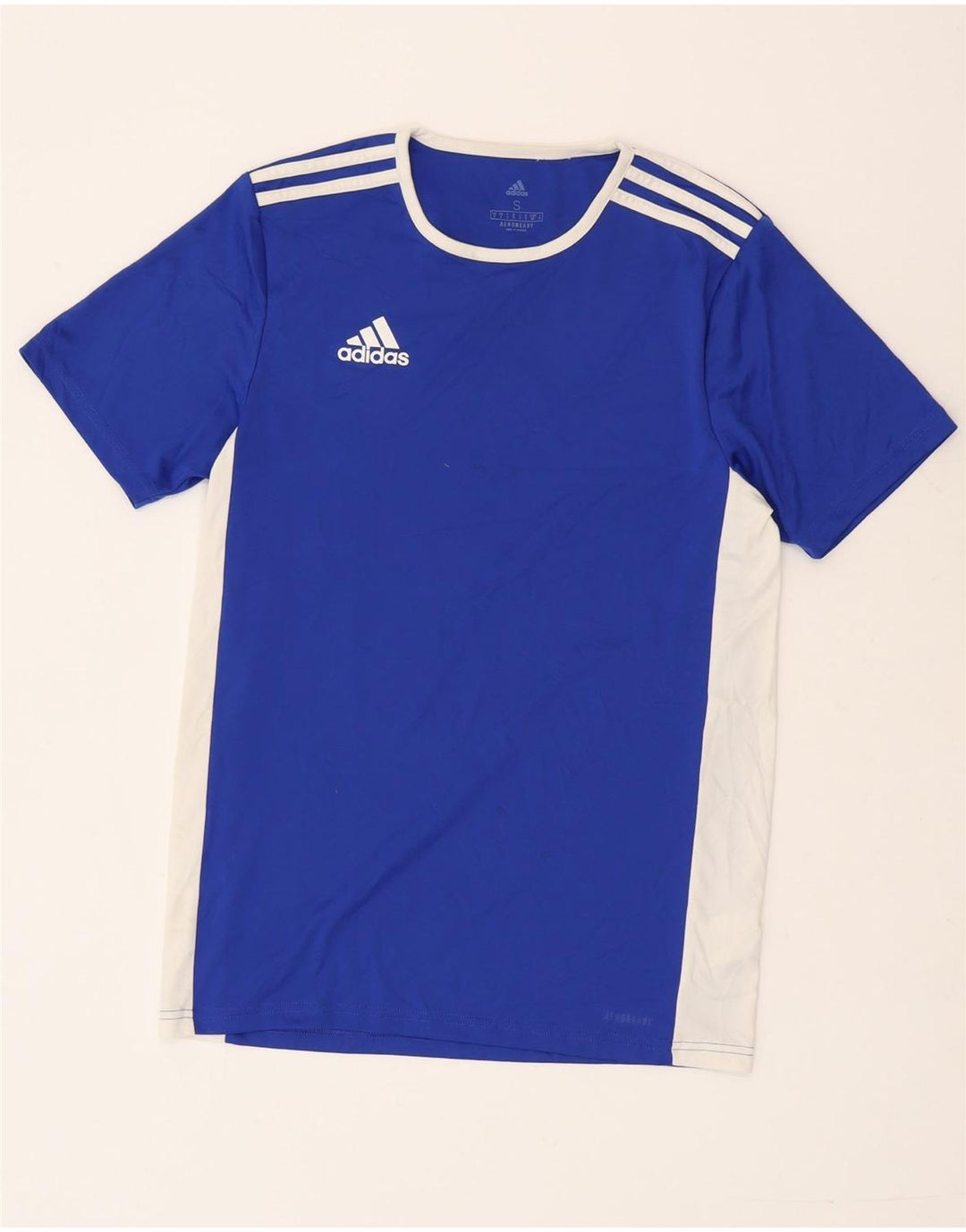 Adidas Hommes Aeroready T-Shirt Haut Petit Bleu Colorblock Polyester