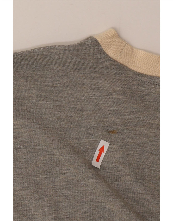 Puma T-Shirt Top Homme Gris Moyen Colourblock Cotton
