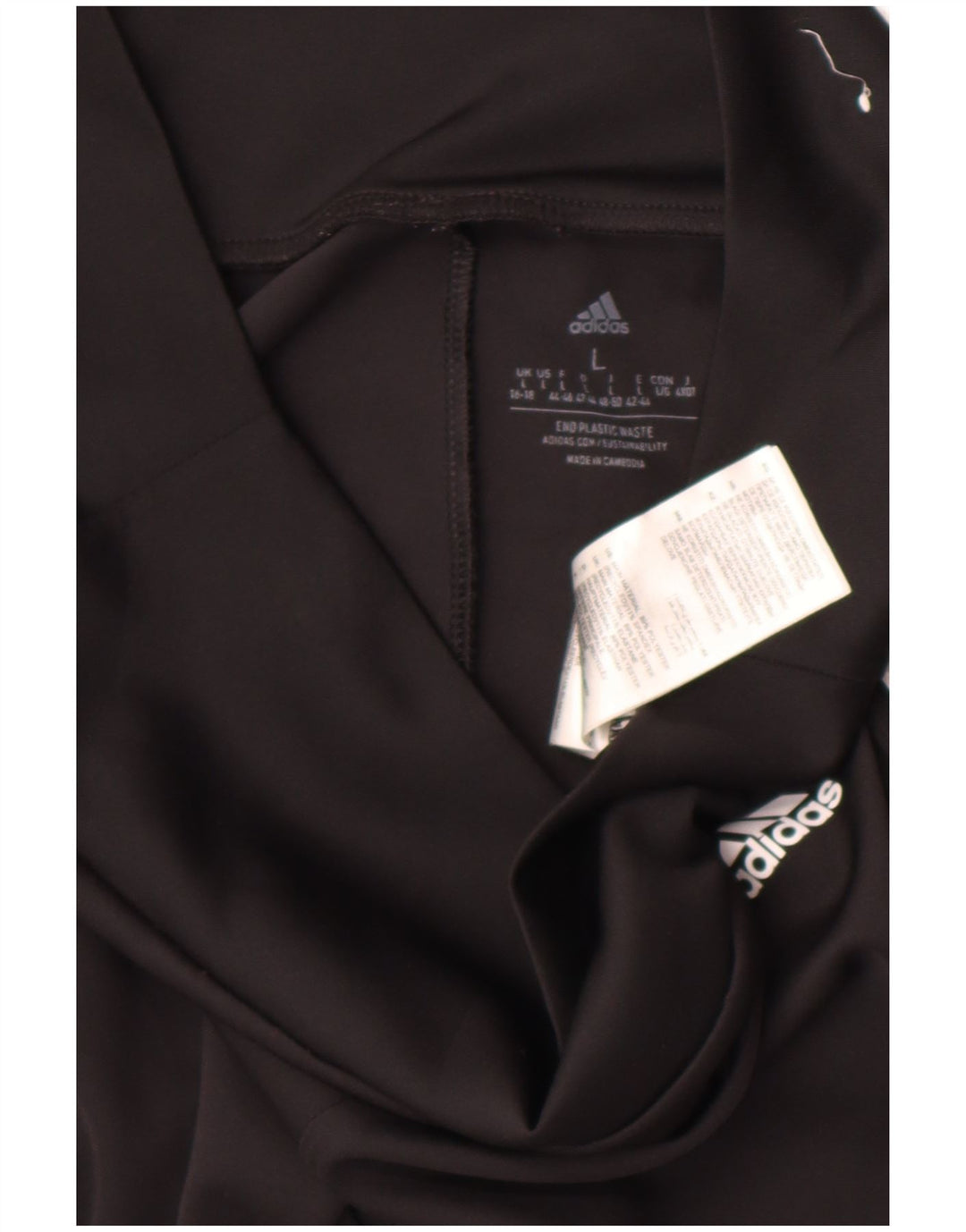 Adidas Leggings Aeroready pour femme UK 16/18 Large Noir Polyester