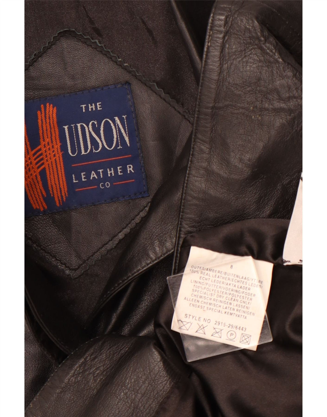 HUDSON Manteau en cuir pour femme US 8 Cuir noir moyen