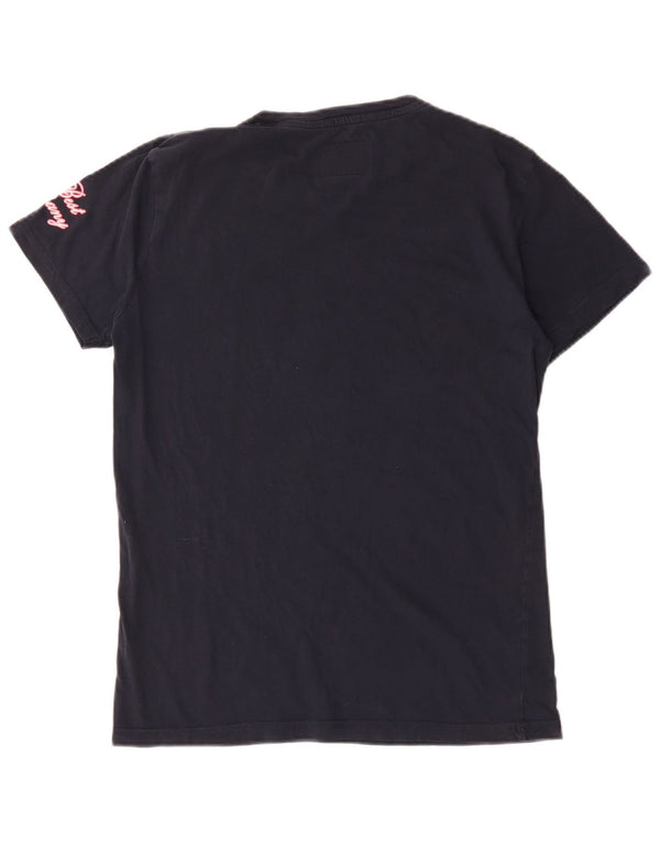 Best Company T-Shirt Graphique Homme Bleu Marine Moyen Coton