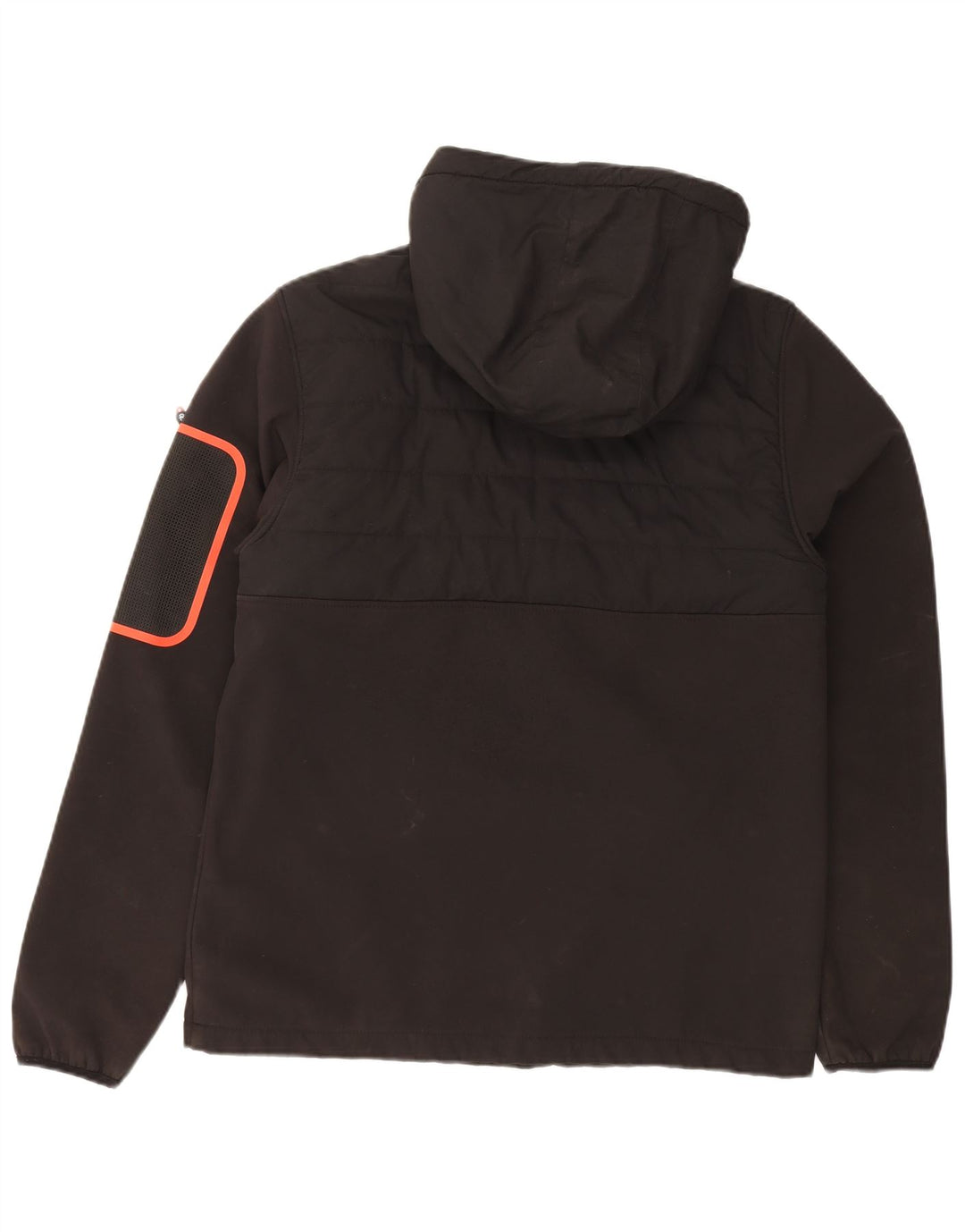 NAUTICA Pull à capuche à col zippé pour homme en polyester noir moyen