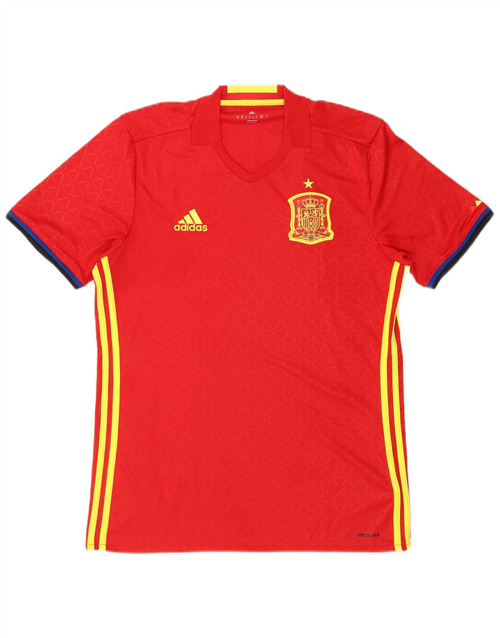 Adidas Homme Climacool T-Shirt Haut Rouge Moyen Polyester