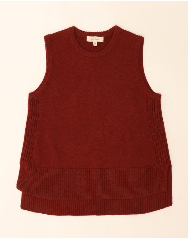 Seasalt Cornwall Débardeur sans manches pour femme UK 14 Large Bordeaux