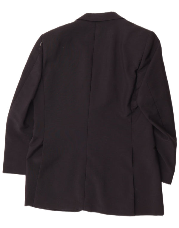 Ermenegildo Zegna Veste blazer 1 bouton pour homme UK 38 Medium Noir Classique