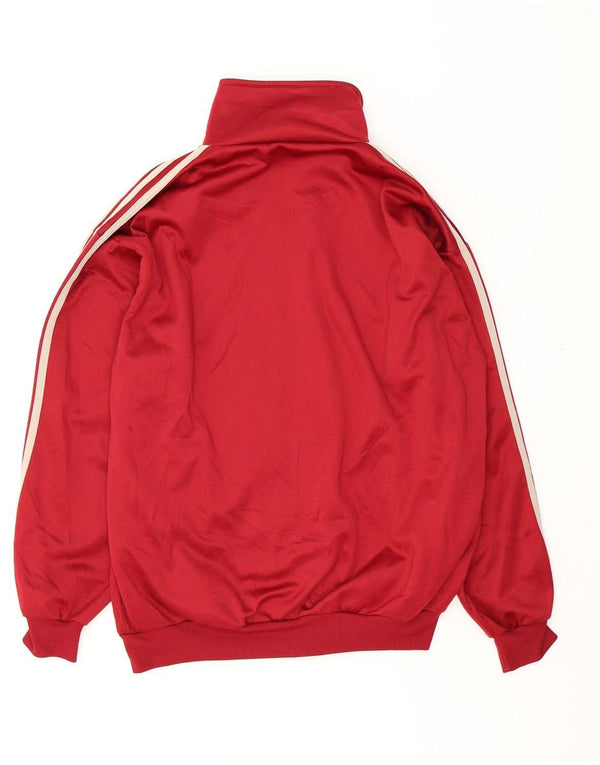 ADIDAS Veste de survêtement pour homme UK 40/42 Rouge moyen Polyester