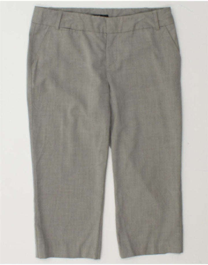 MOSSIMO Womens Stretch Capri Trousers US 8 Medium W32 L20 Grey Polyester Vintage Mossimo and Second-Hand Mossimo from Messina Hembry 