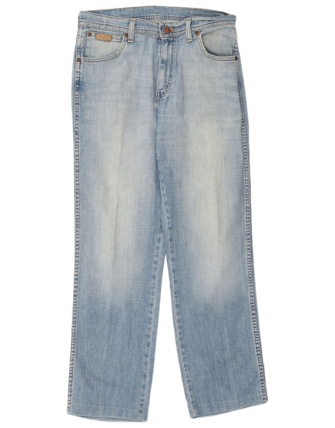 Wrangler Jean Droit Texas Stretch Homme W32 L31 Bleu Coton