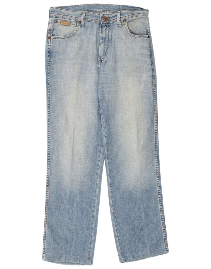 Wrangler Jean Droit Texas Stretch Homme W32 L31 Bleu Coton