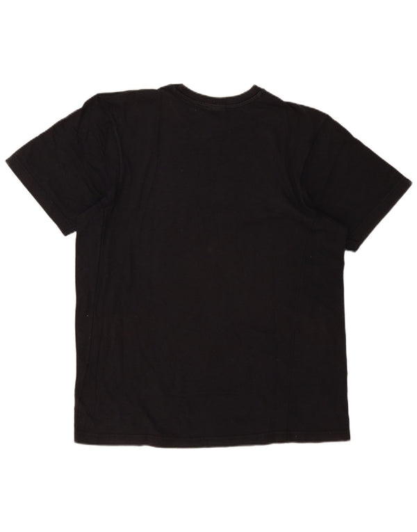 Nike T-shirt graphique pour homme UK 42/44 Large Noir Coton
