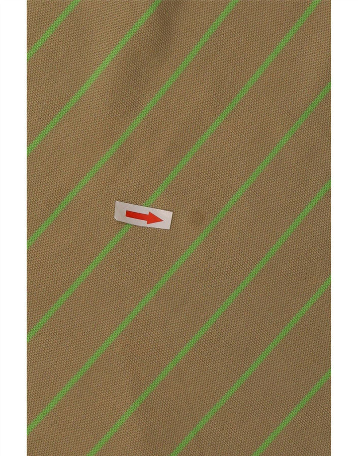 Polo Nike Homme En Coton Rayé Kaki Moyen