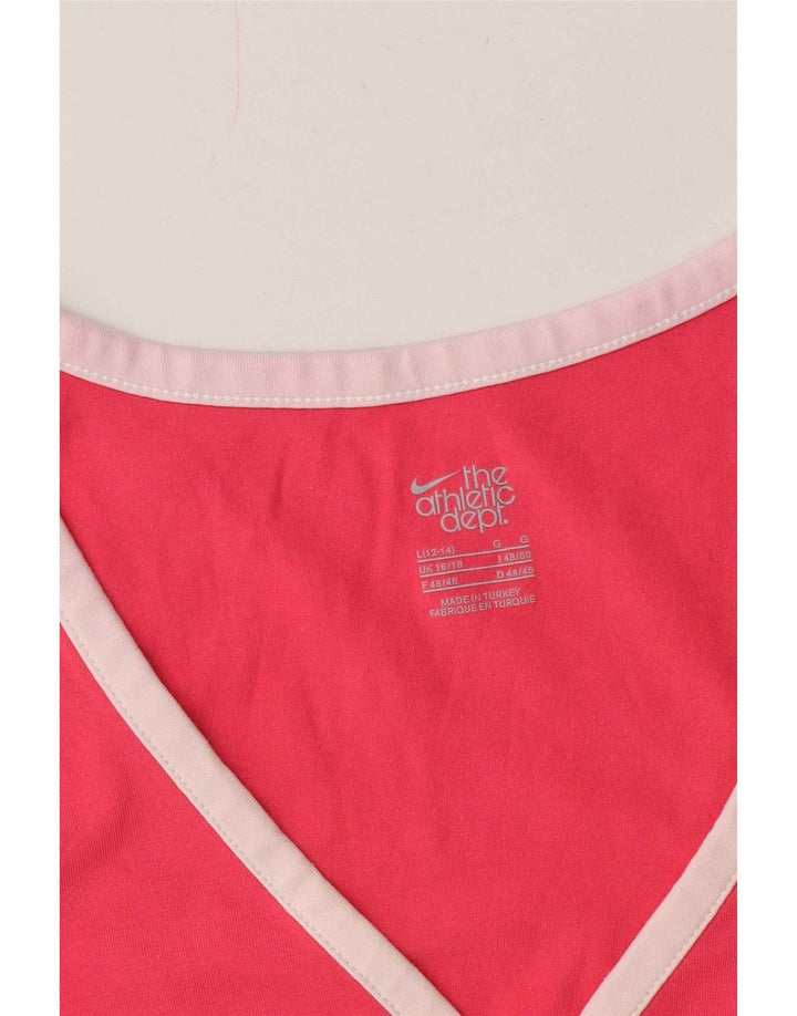 Nike Débardeur Femme UK 16/18 Large Rose