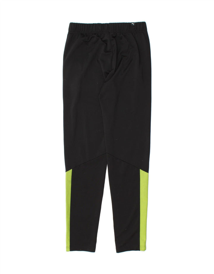 PUMA Mens Tracksuit Trousers Small  Black Colourblock Polyester Vintage Puma and Second-Hand Puma from Messina Hembry 