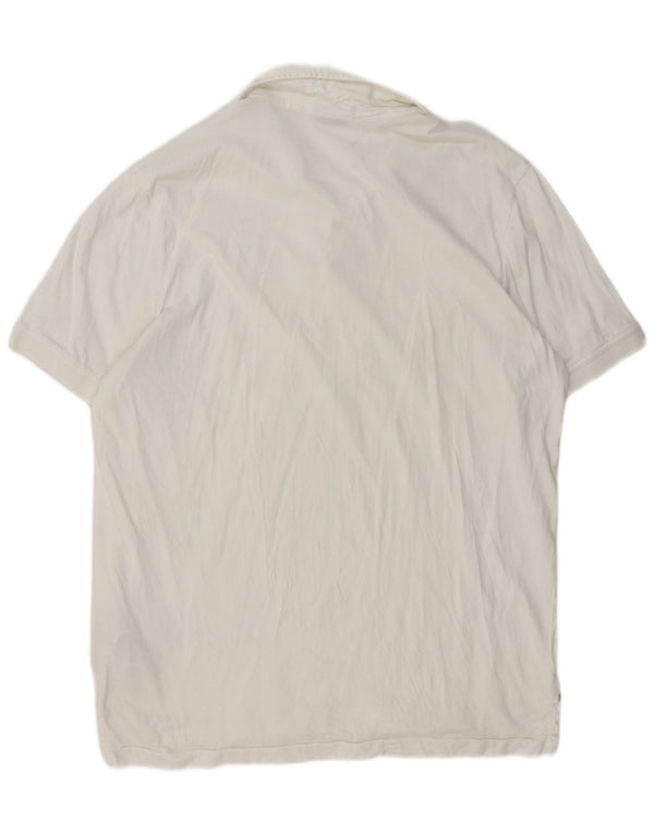 Napapijri Polo Geographic Homme 2XL Blanc Coton