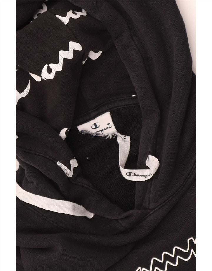 Champion Pull à capuche graphique pour homme Petit Noir