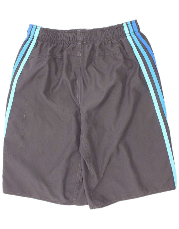 Short de bain Adidas garçon 13-14 ans gris polyester