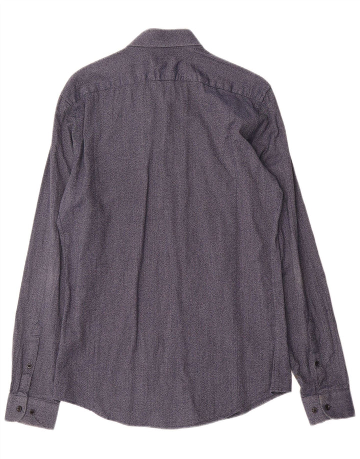 Reiss Chemise Slim Fit Homme Bleu Marine Moyen Coton