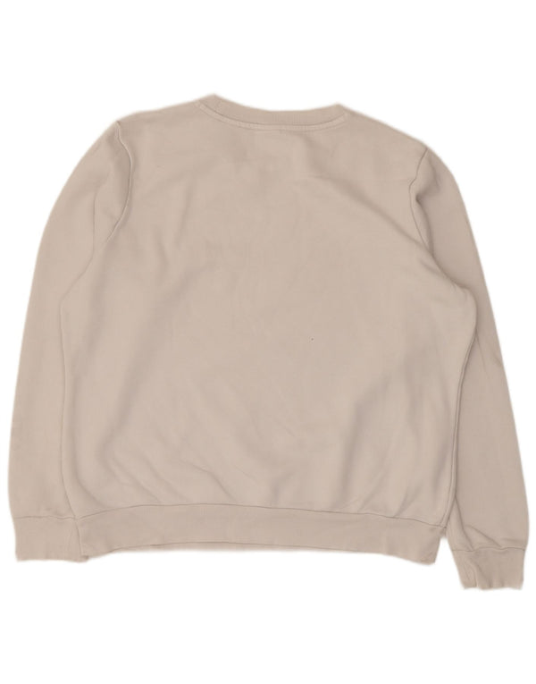Puma Mens Graphic Sweatshirt Jumper Large White Cotton