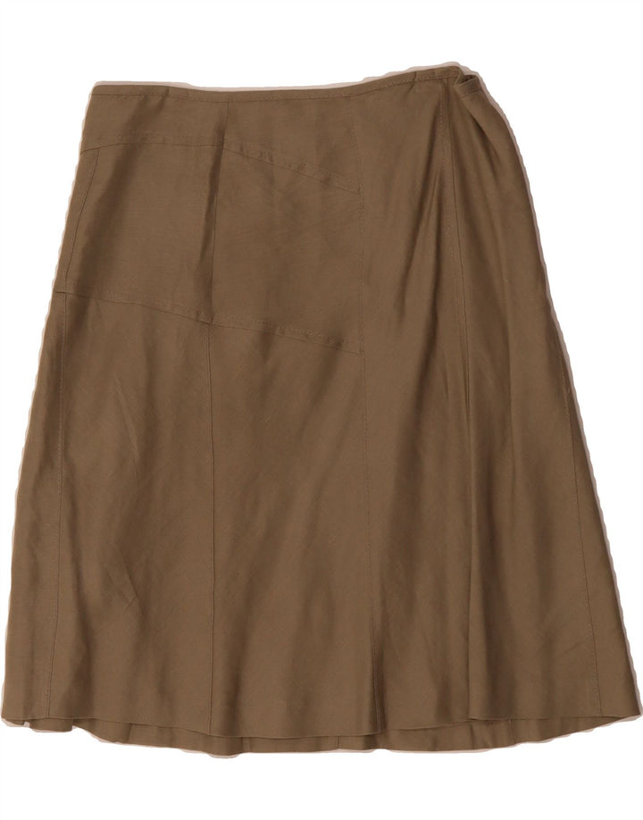 STEFANEL Womens A-Line Skirt IT 40 Small W30  Brown Vintage Stefanel and Second-Hand Stefanel from Messina Hembry 