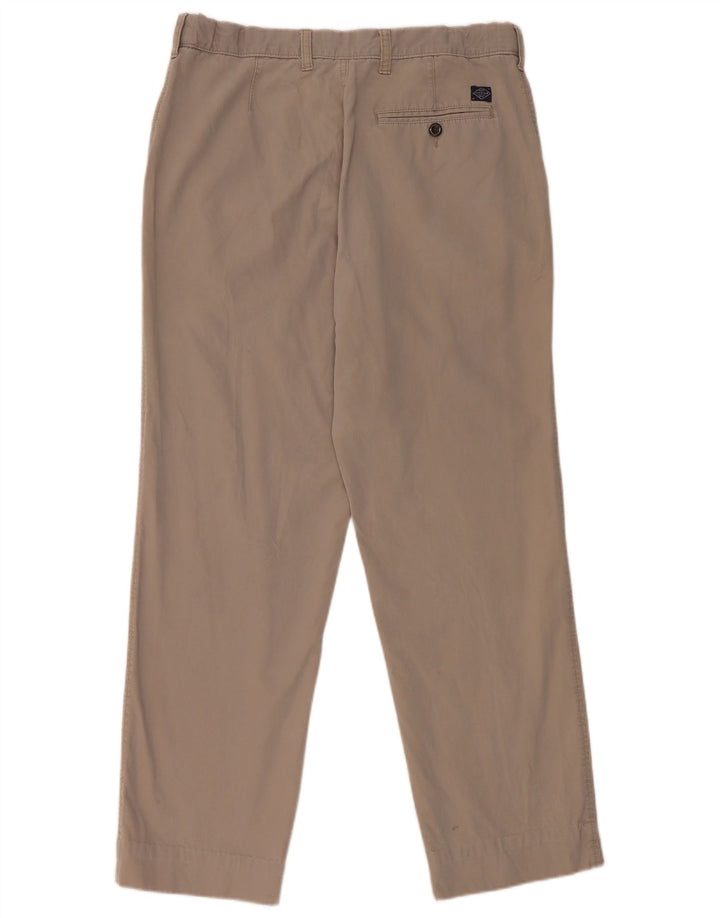 Marks & Spencer Pantalon Chino Regular Femme W34 L29 Gris Coton