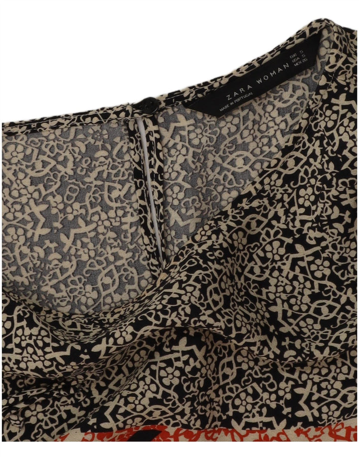 ZARA Robe fourreau surdimensionnée pour femme UK 10 Small Multicolore