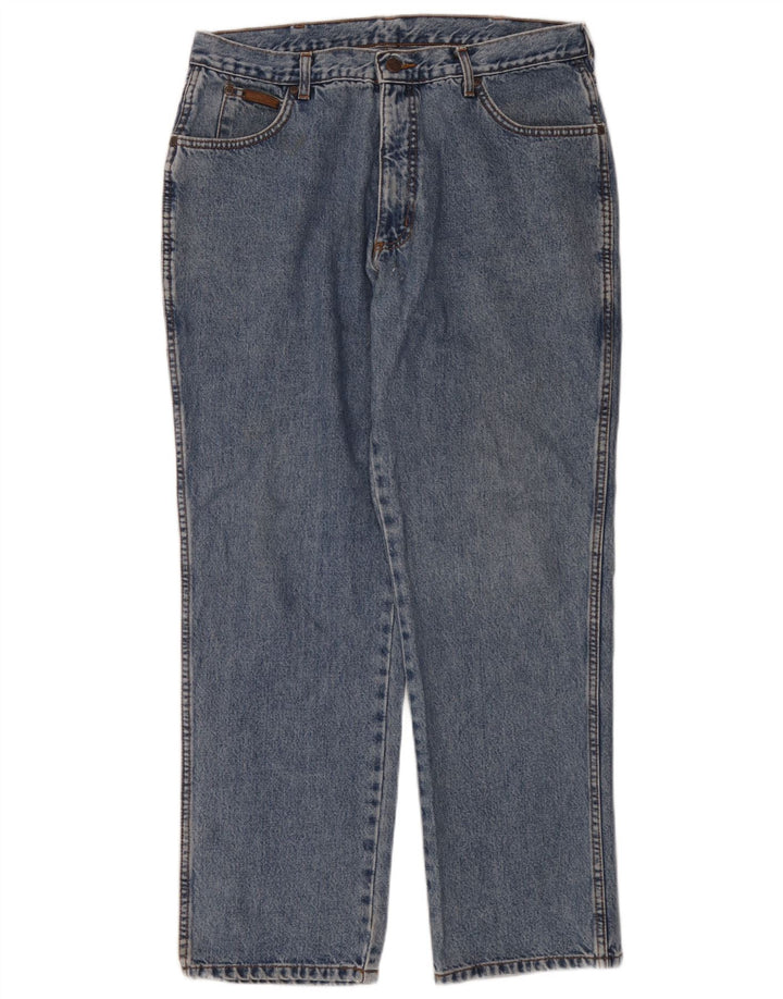 Wrangler Jean Droit Ohio W36 L30 Homme Bleu Coton
