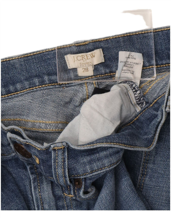 J. CREW Jean court effet vieilli W28 25 en coton bleu pour femme