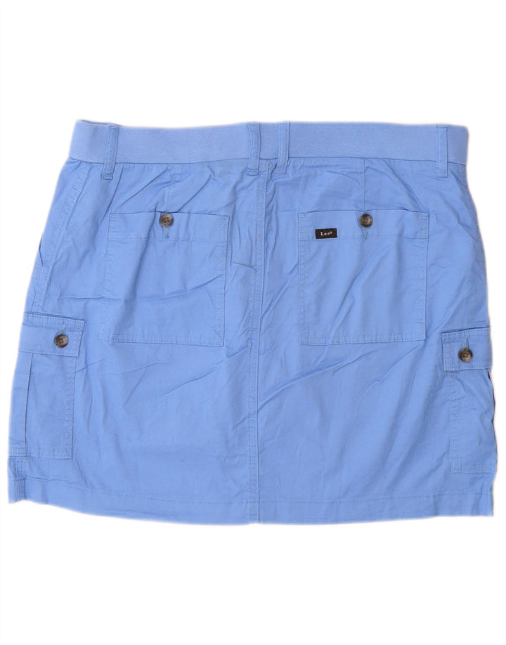 Lee Mini jupe cargo pour femme US 16 2XL W36 Bleu Coton
