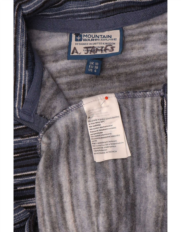 Mountain Warehouse Pull à col zippé pour femme UK 10 Petit Bleu marine