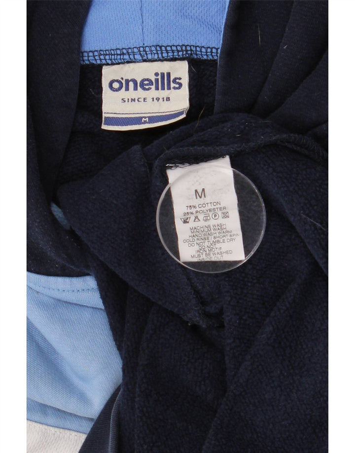 O'Neills Pull à capuche surdimensionné pour femme UK 14 Bleu marine moyen Colourblock