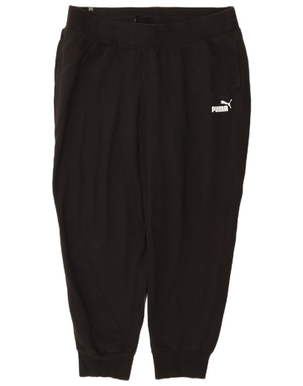 Puma Mens Tracksuit Trousers Joggers XL Black Cotton
