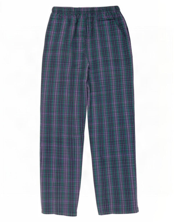 St. Bernard Pantalon court pour femme UK 14 Large W33 L26 Vert à carreaux