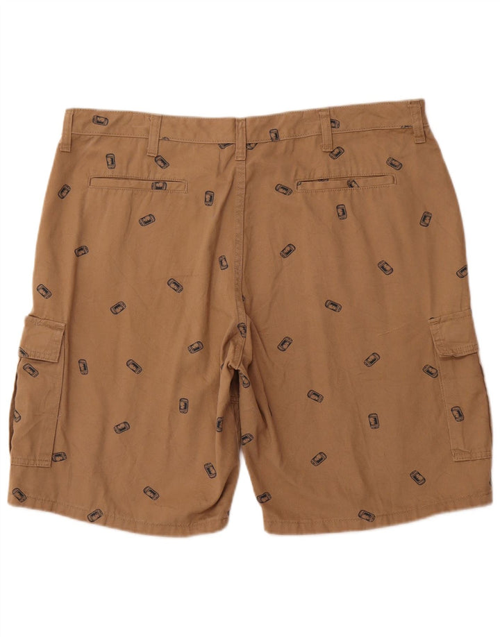 WRANGLER Short Cargo Graphique Homme W40 XL Coton Marron