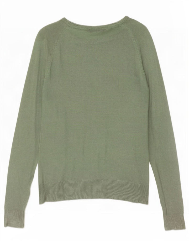 Zara Pull col bateau pour femme UK 14 Vert moyen