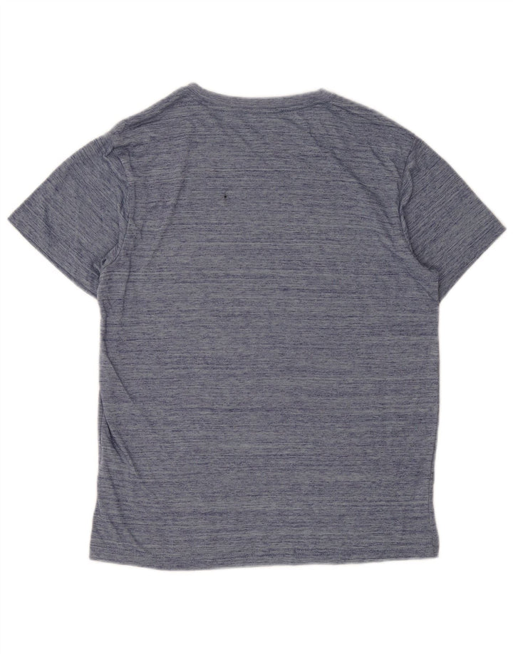 Hurley T-Shirt Graphique Homme Petit Bleu Marine Moucheté Polyester