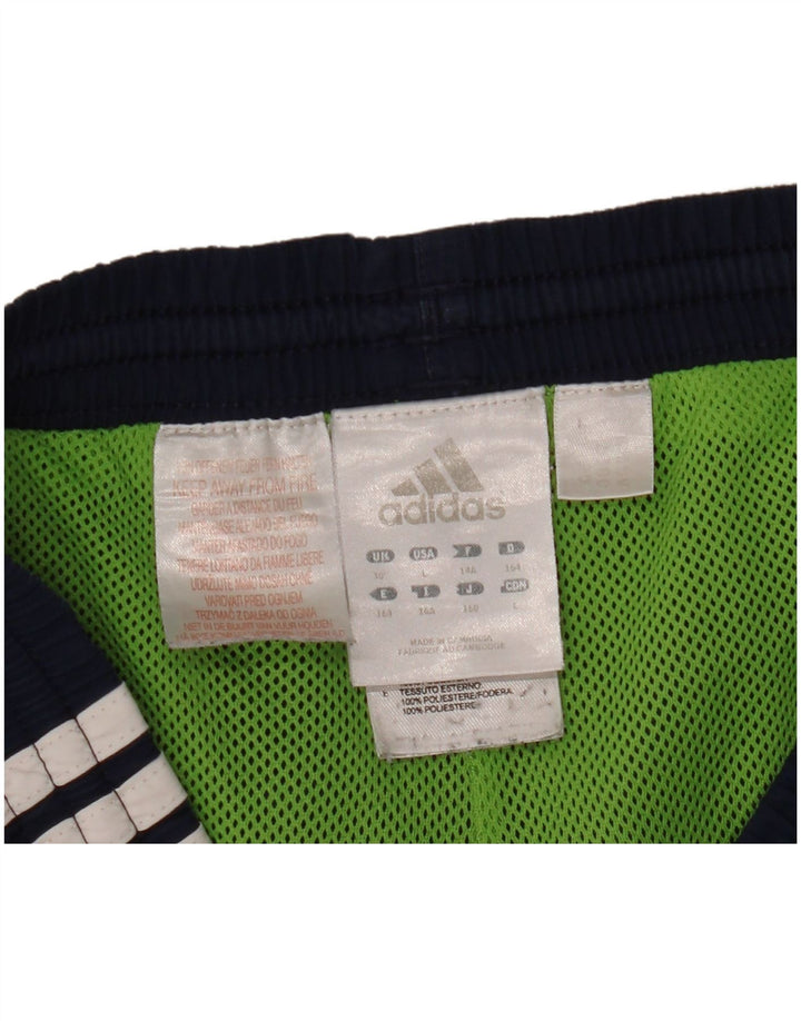 Adidas Short de Sport Predator Homme Bleu Marine Moyen Polyester Colorblock
