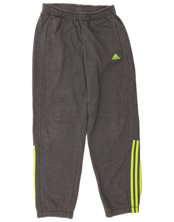 ADIDAS Mens Climalite Tracksuit Trousers Joggers Medium Grey Cotton