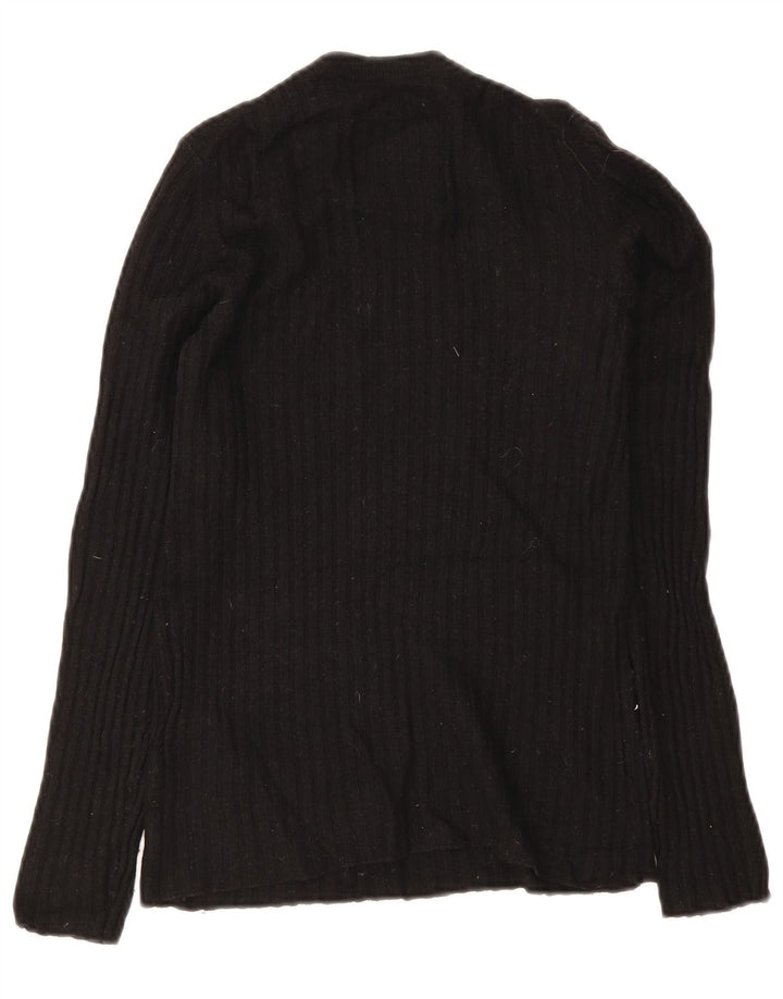 Superdry Pull ras du cou pour femme UK 8 Small Laine noire