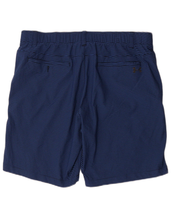 Under Armour Short chino Heat Gear W38 XL homme bleu à fines rayures