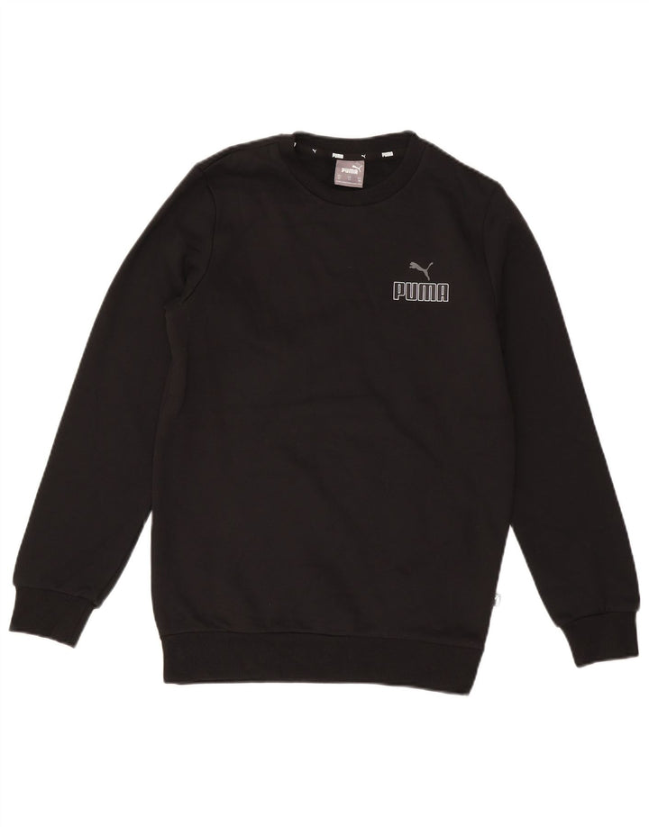 Puma Sweat-shirt Graphic Sweatshirt Jumper XS Homme Noir Coton