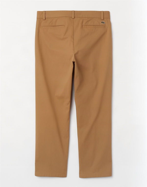 Lacoste Pantalon Chino Droit Homme Taille 46 Large W36 L32 Coton Beige